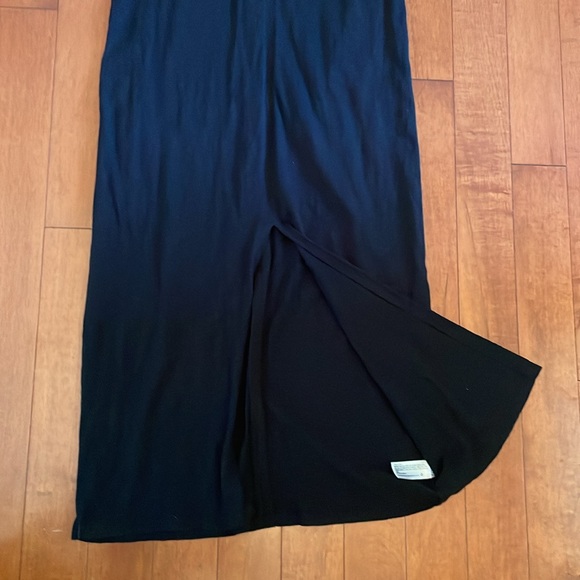 Black tshirt long dress - Picture 4 of 5